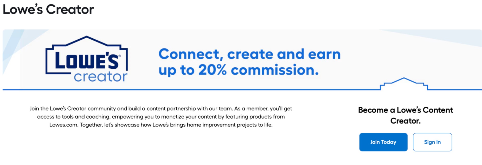 Programa de Afiliados de Lowe's