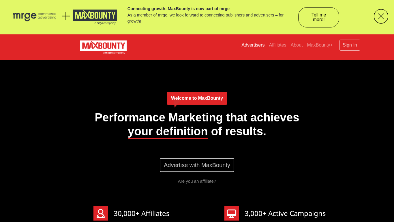 Programa de Afiliados de MaxBounty