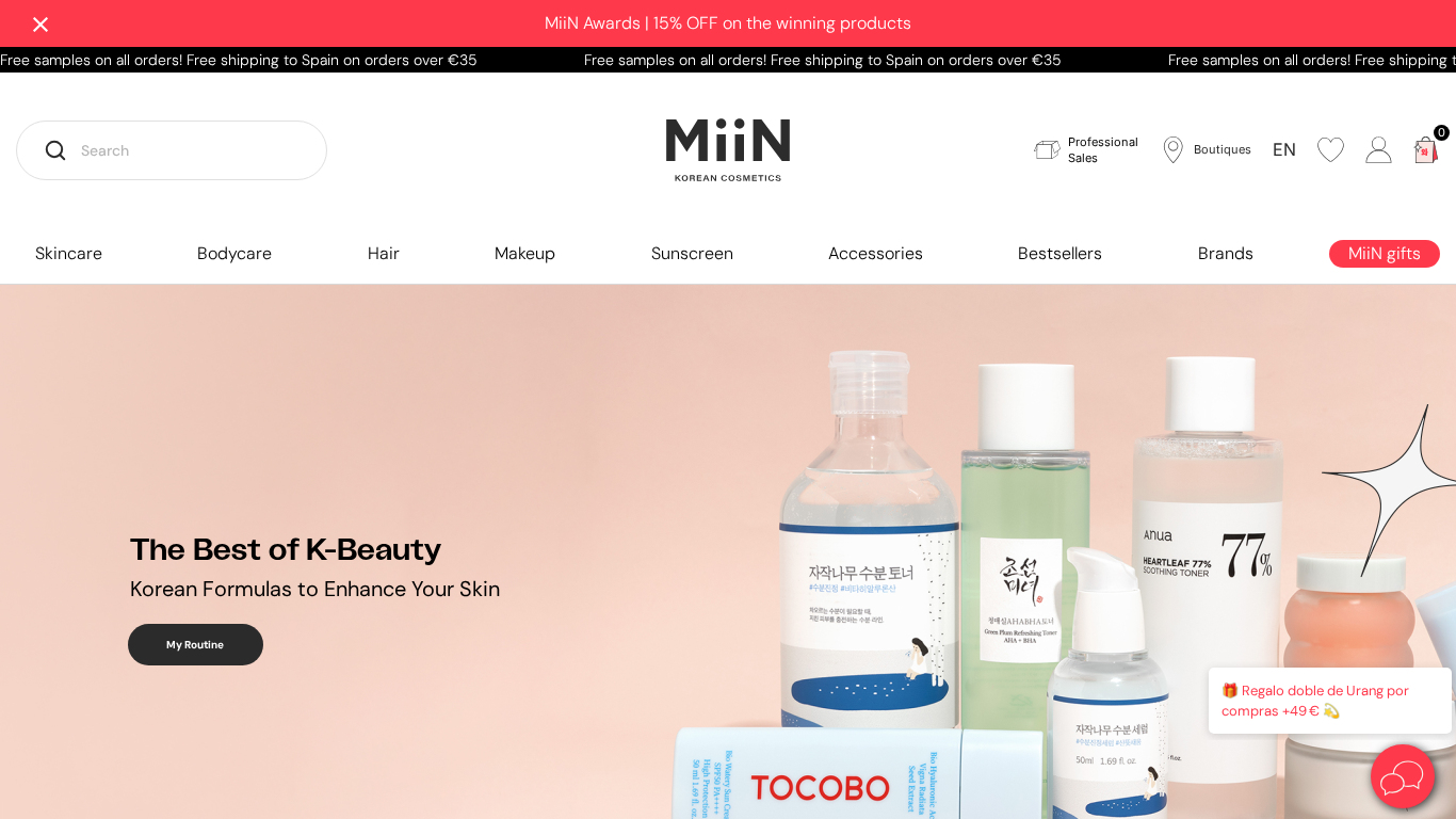 Programa de Afiliados de MiiN Korean Cosmetics