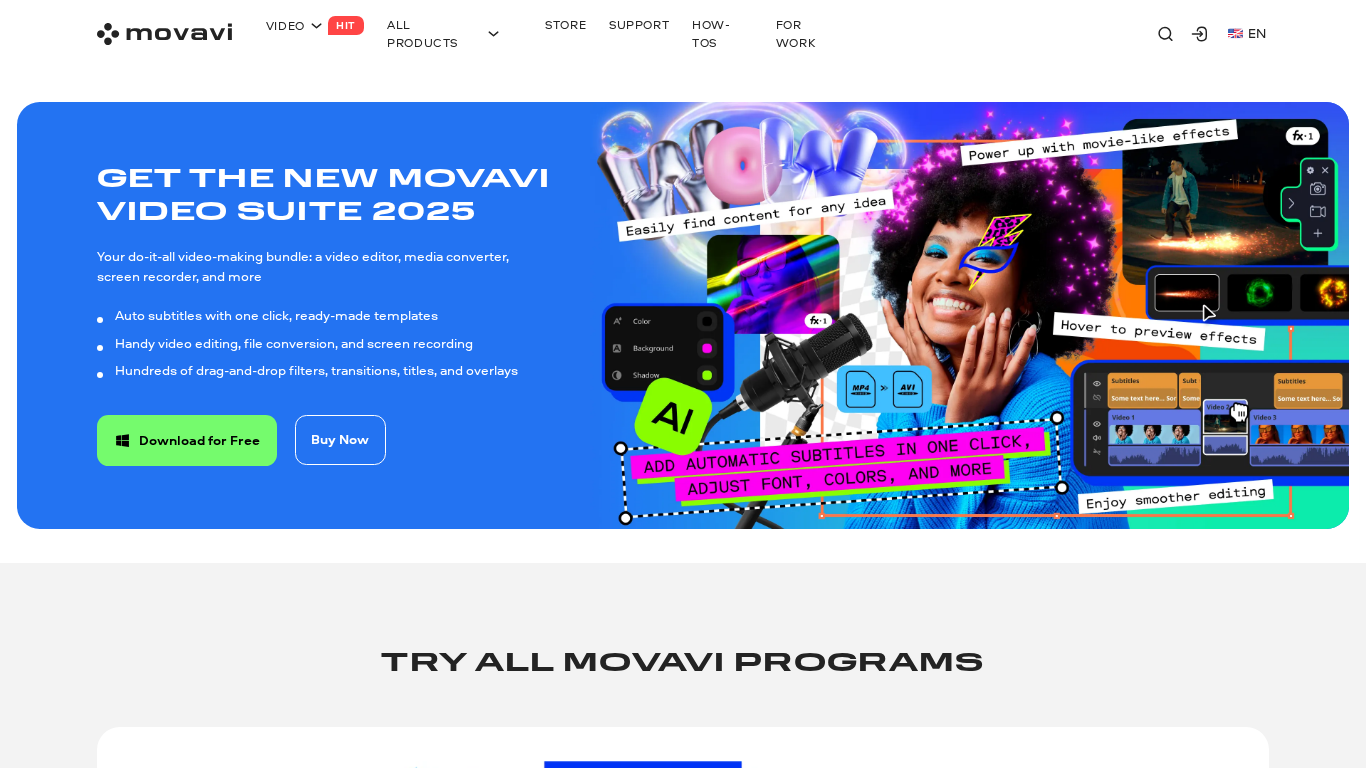 Programa de Afiliados de Movavi