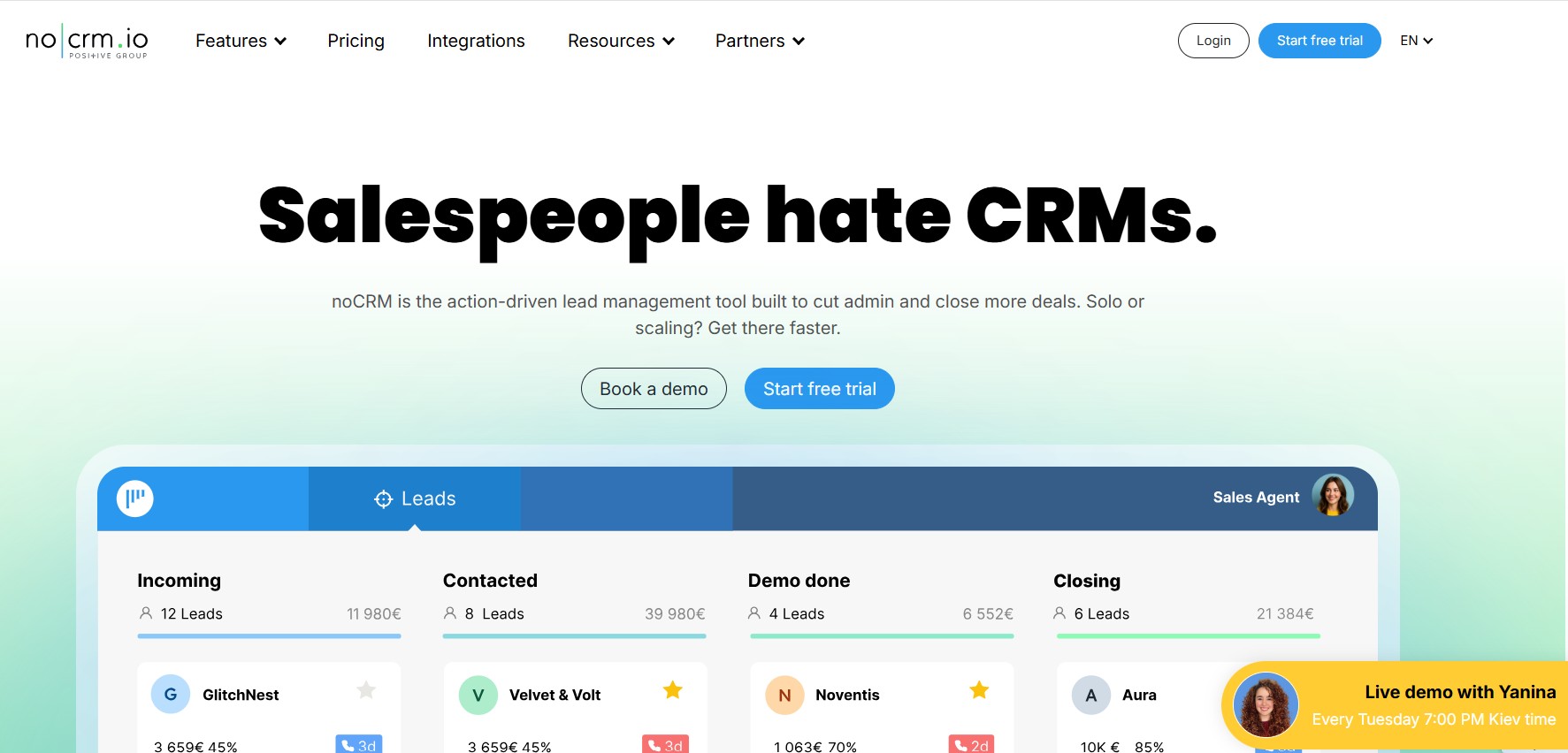 Programa de Afiliados de NoCRM.io