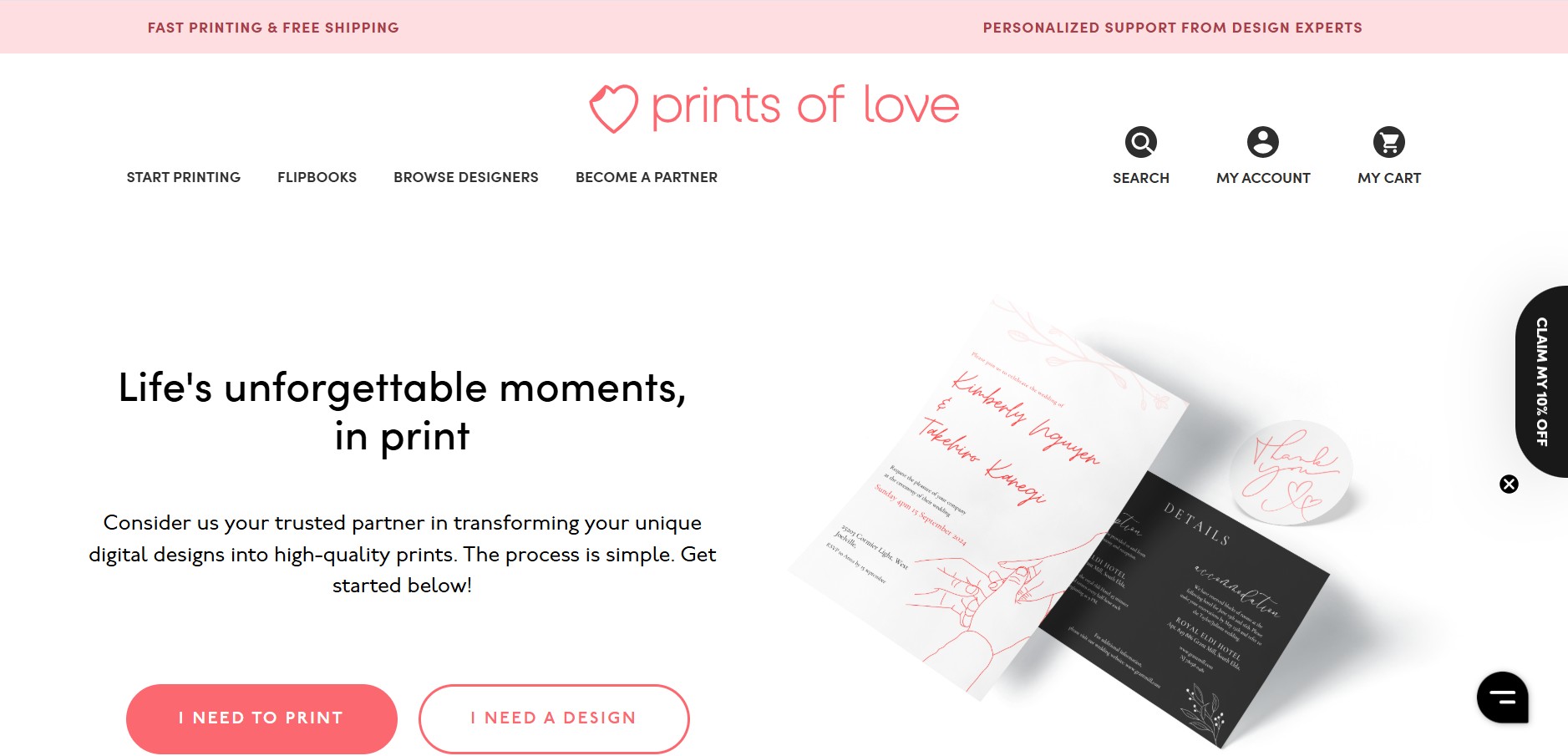 Programa de Afiliados de Prints of Love