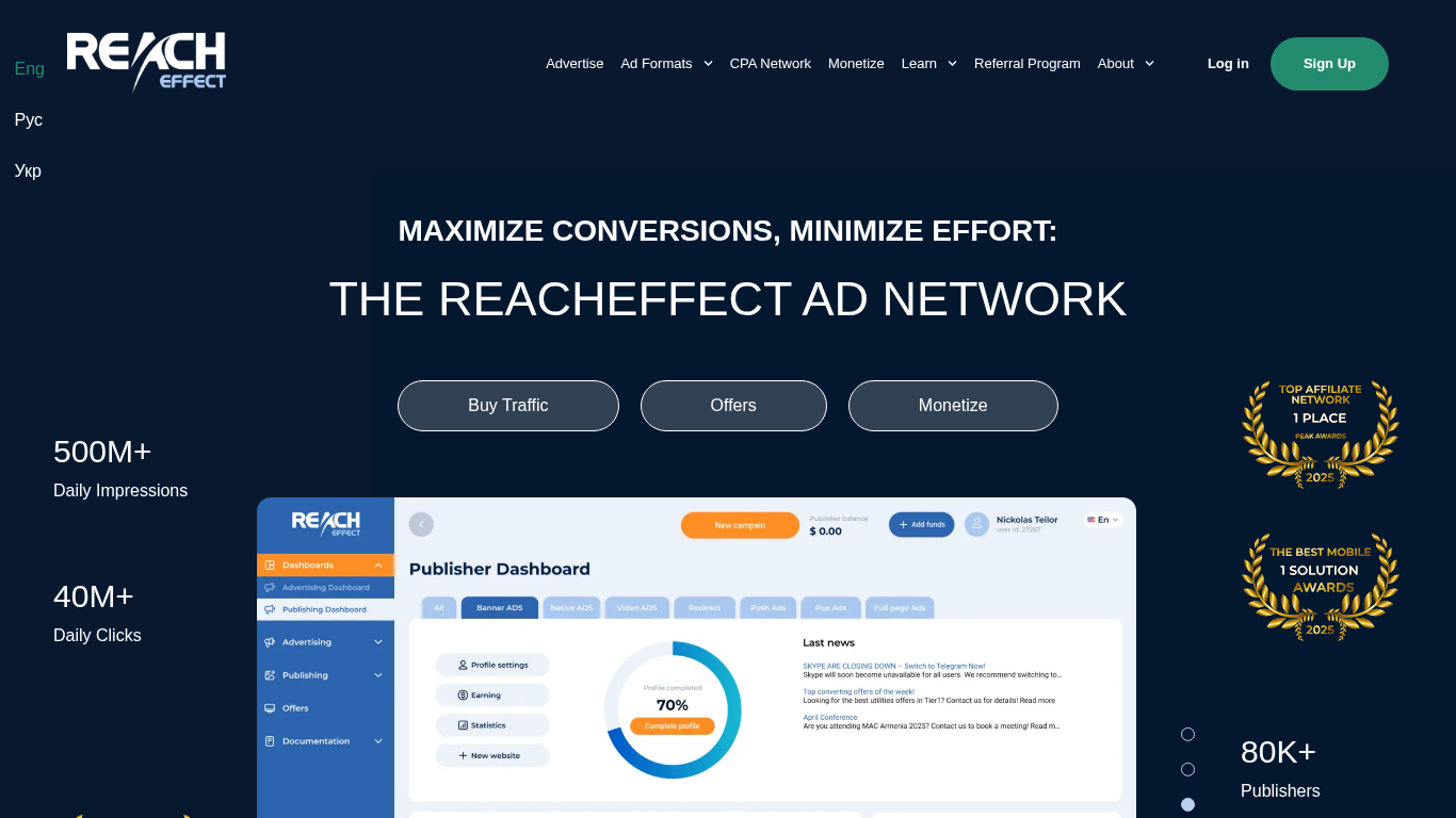 Programa de Afiliados de Reacheffect