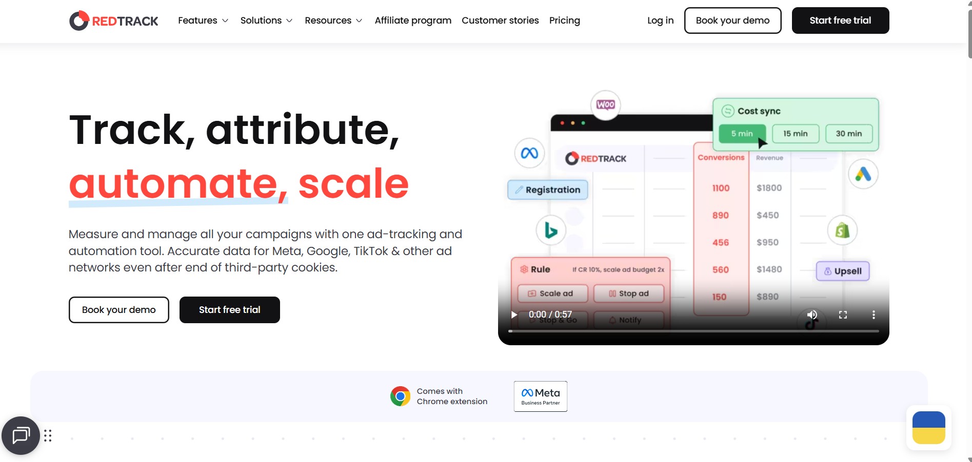 Programa de afiliados de Redtrack
