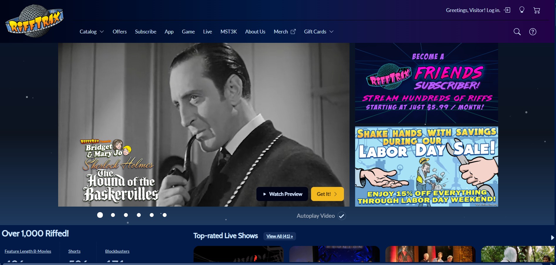 Programa de Afiliados de RiffTrax