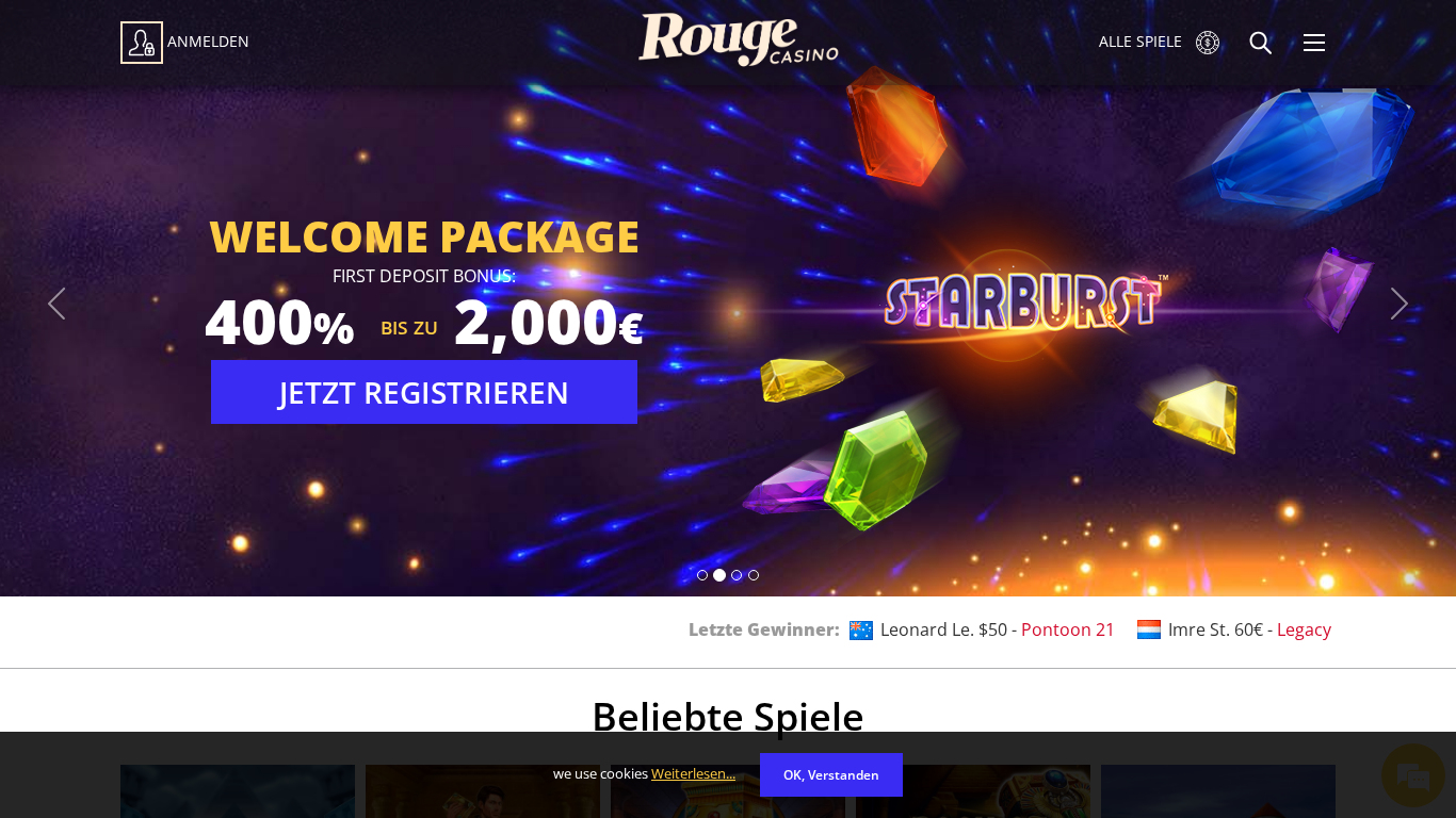 Programa de Afiliados de Rouge Casino