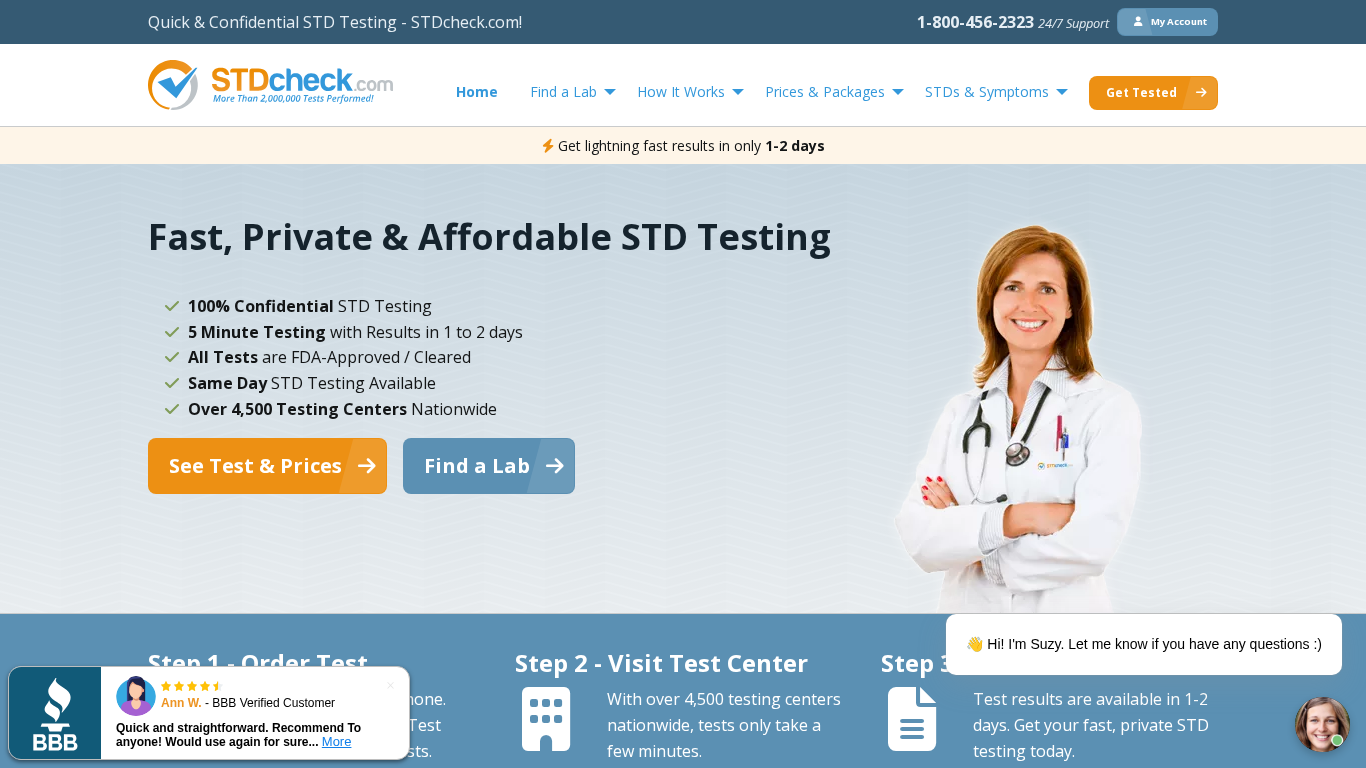 Programa de afiliados de STDcheck.com