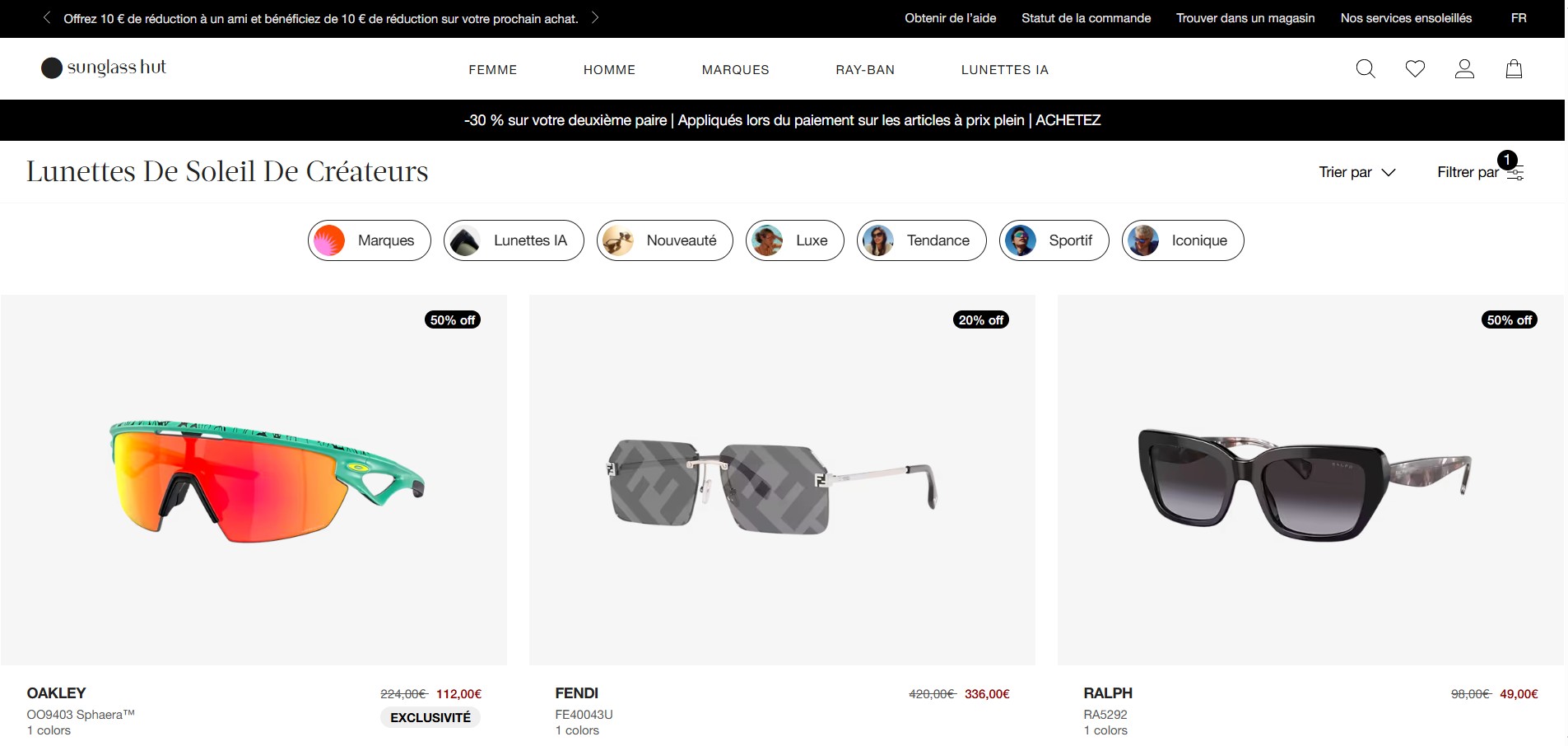 Programa de Afiliados de Sunglass Hut
