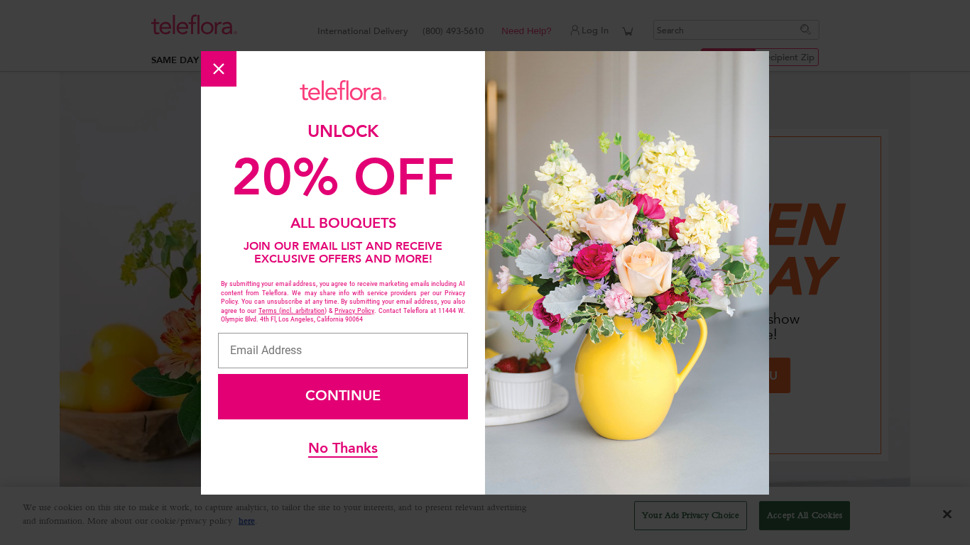 Programa de Afiliados de Teleflora