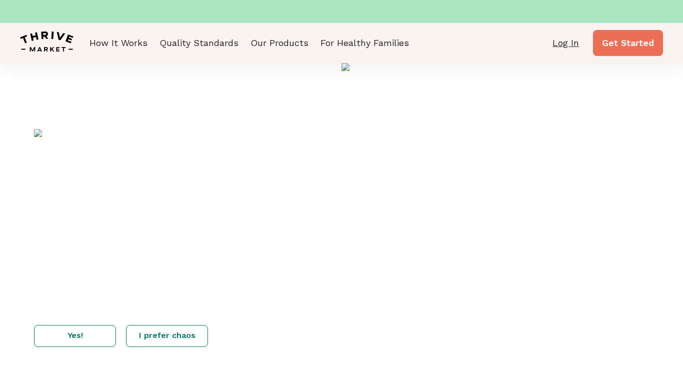 Programa de afiliados de Thrive Market