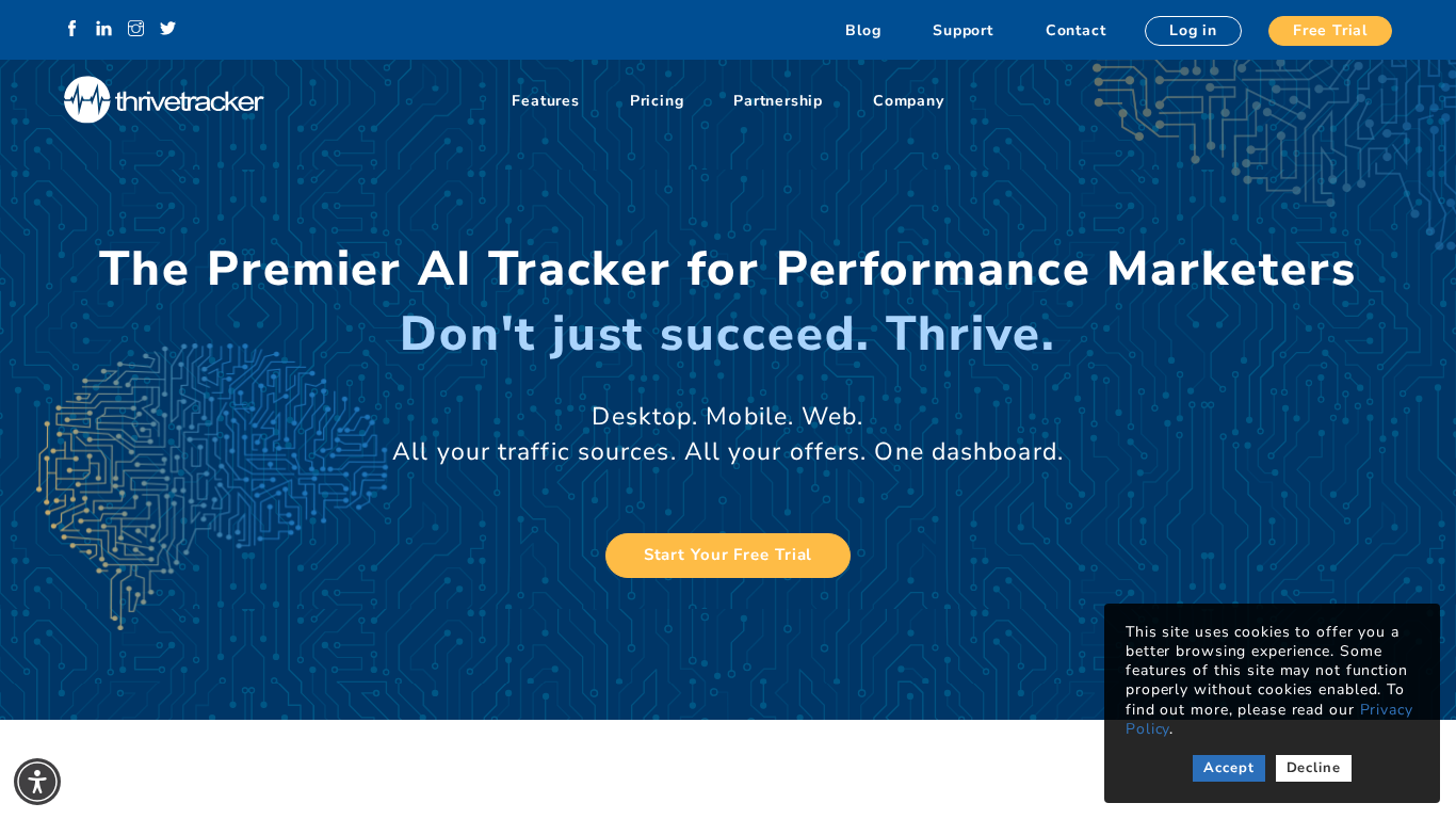 Programa de Afiliados de Thrive Tracker