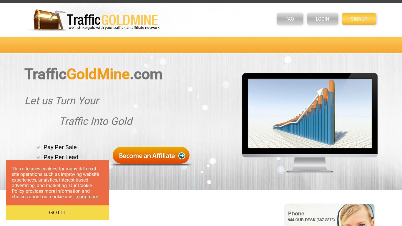 Programa de Afiliados TrafficGoldmine