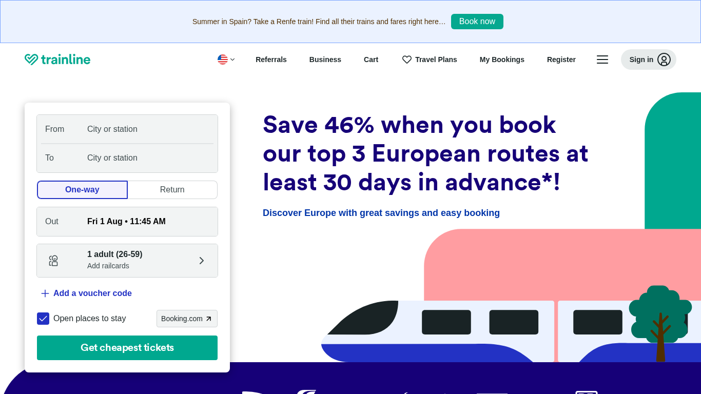 Programa de Afiliados de Trainline
