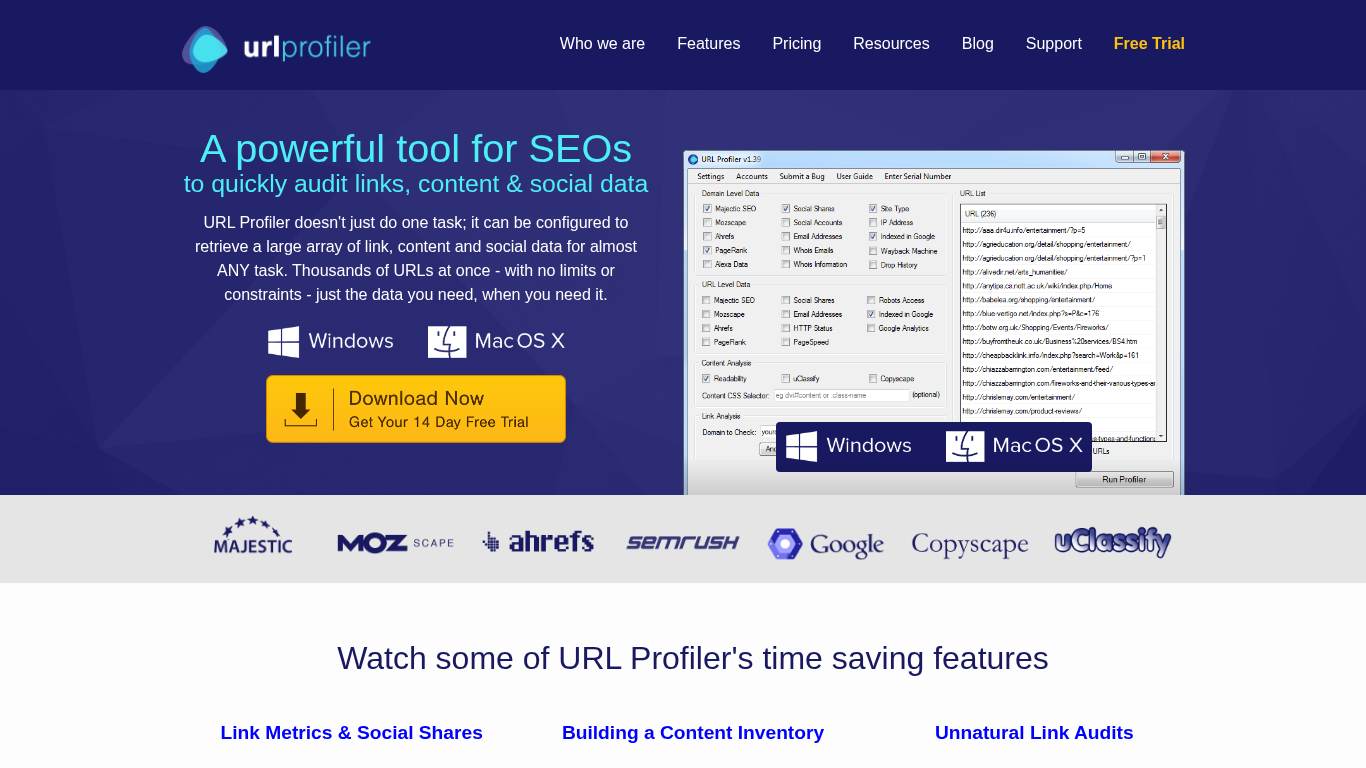 Programa de Afiliados de URL Profiler