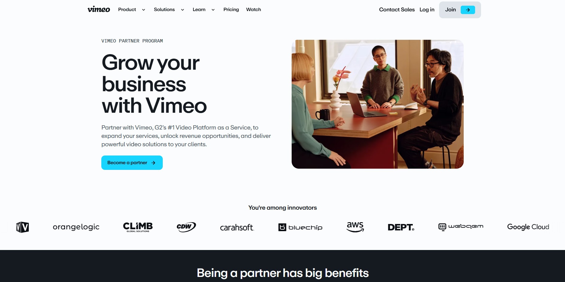 Programa de afiliados de Vimeo