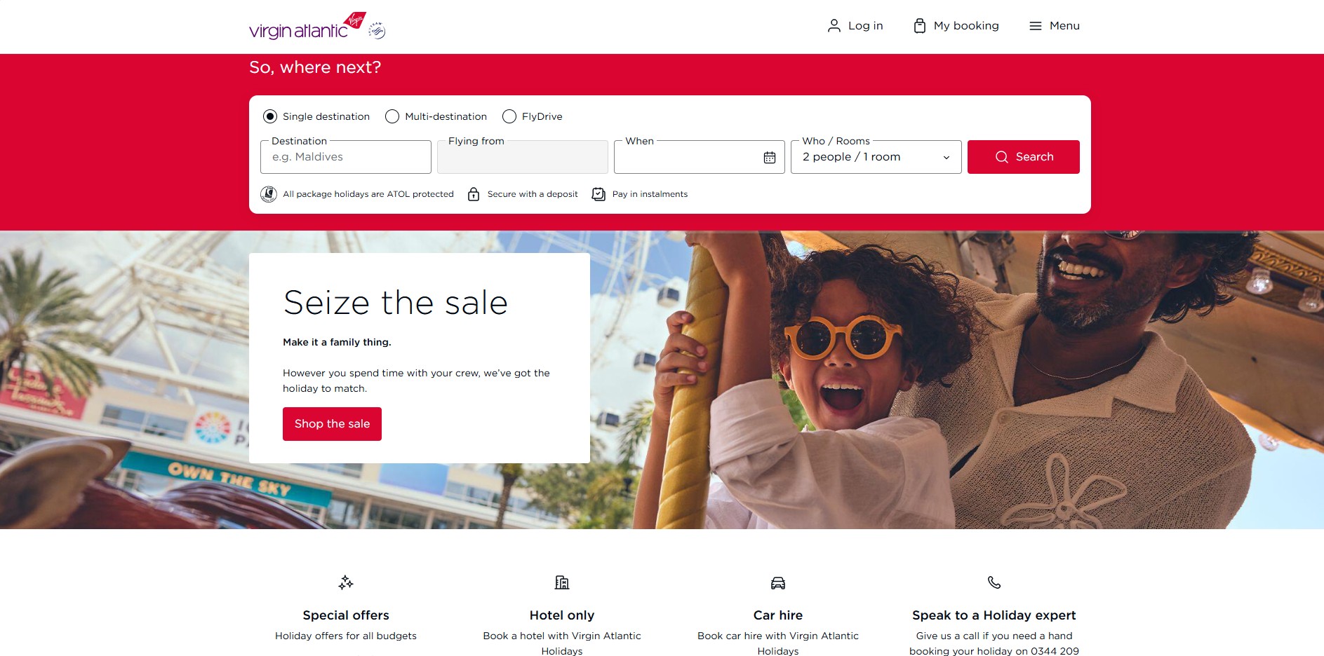 Programa de Afiliados de Virgin Holidays