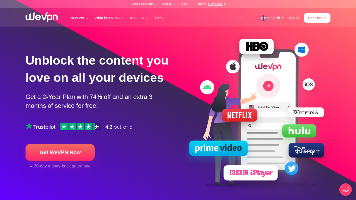 Programa de Afiliados de WeVPN