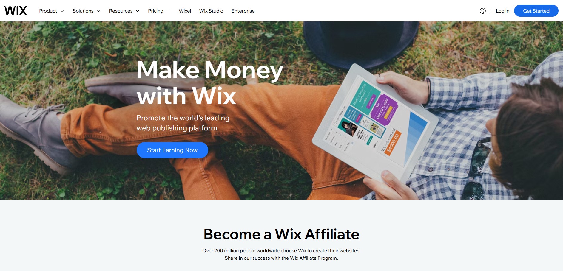 Programa de Afiliados de Wix