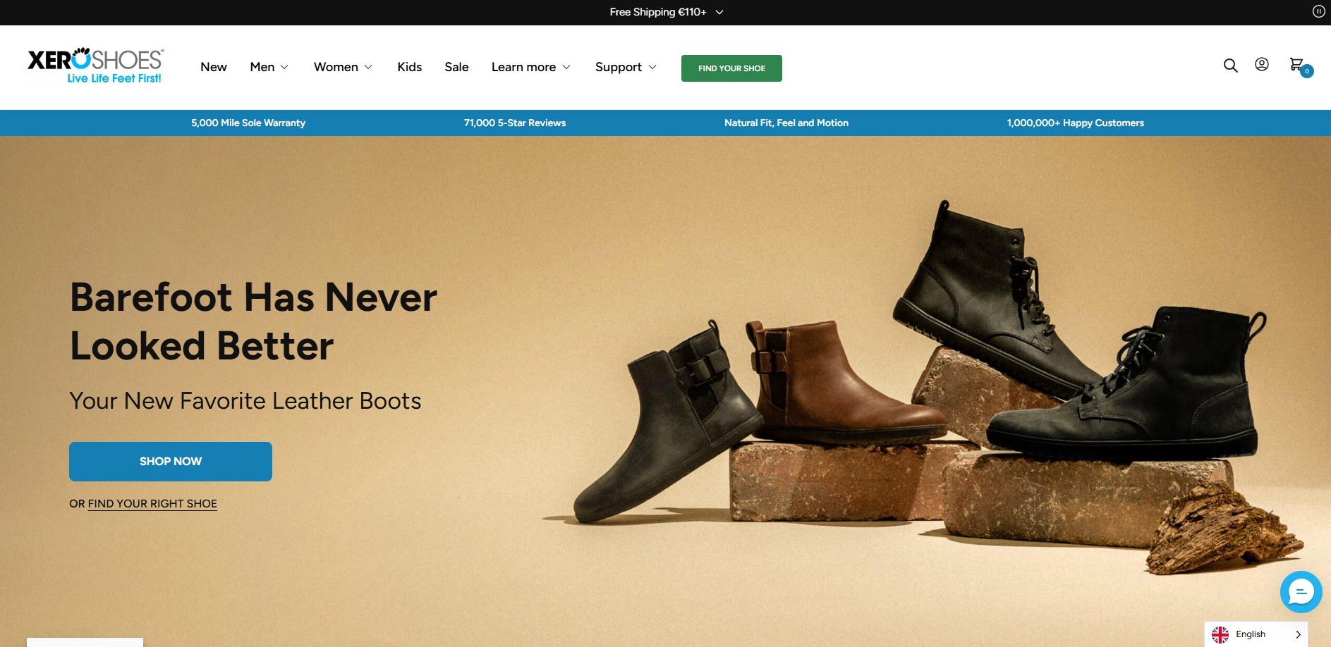 Programa de Afiliados de Xero Shoes