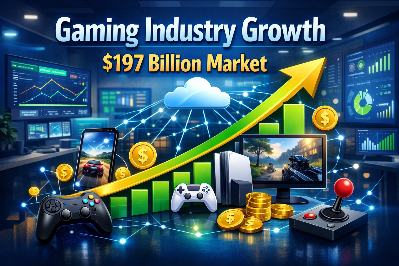 Industria del Gaming para Afiliados: Oportunidades en un Mercado de $197 Mil Millones