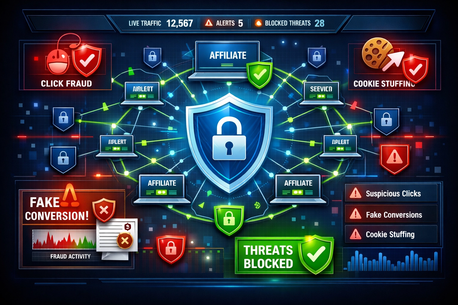 Fraud detection and prevention in affiliate marketing