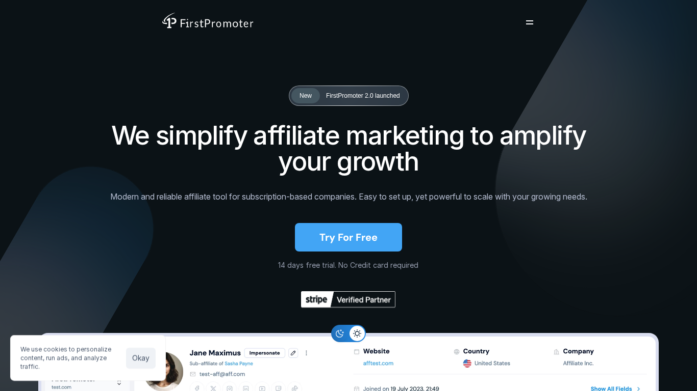 Plataforma de gestión de afiliados FirstPromoter
