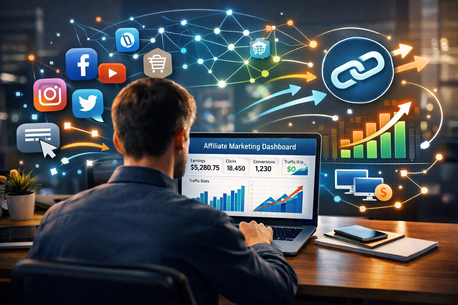 Cómo las redes sociales generan backlinks para sitios de afiliados