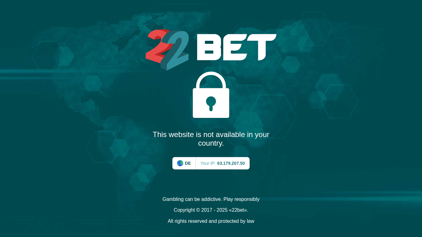 Interfaz del programa de afiliados de apuestas 22bet