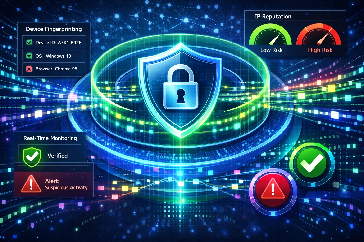 Tecnología de detección de fraude multinivel con visualización de IA y aprendizaje automático