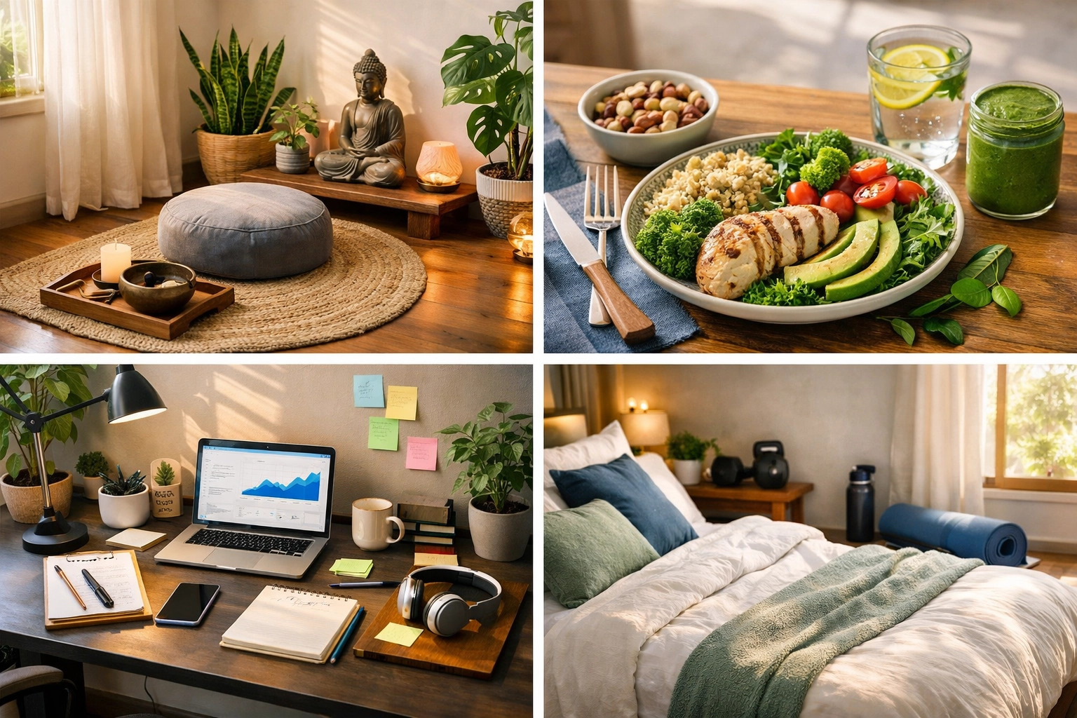 Impulsa la productividad en el marketing de afiliados: ejercicios mentales, nutrición, sueño y biohacks