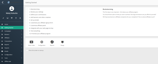 Guía de primeros pasos en Post Affiliate Pro