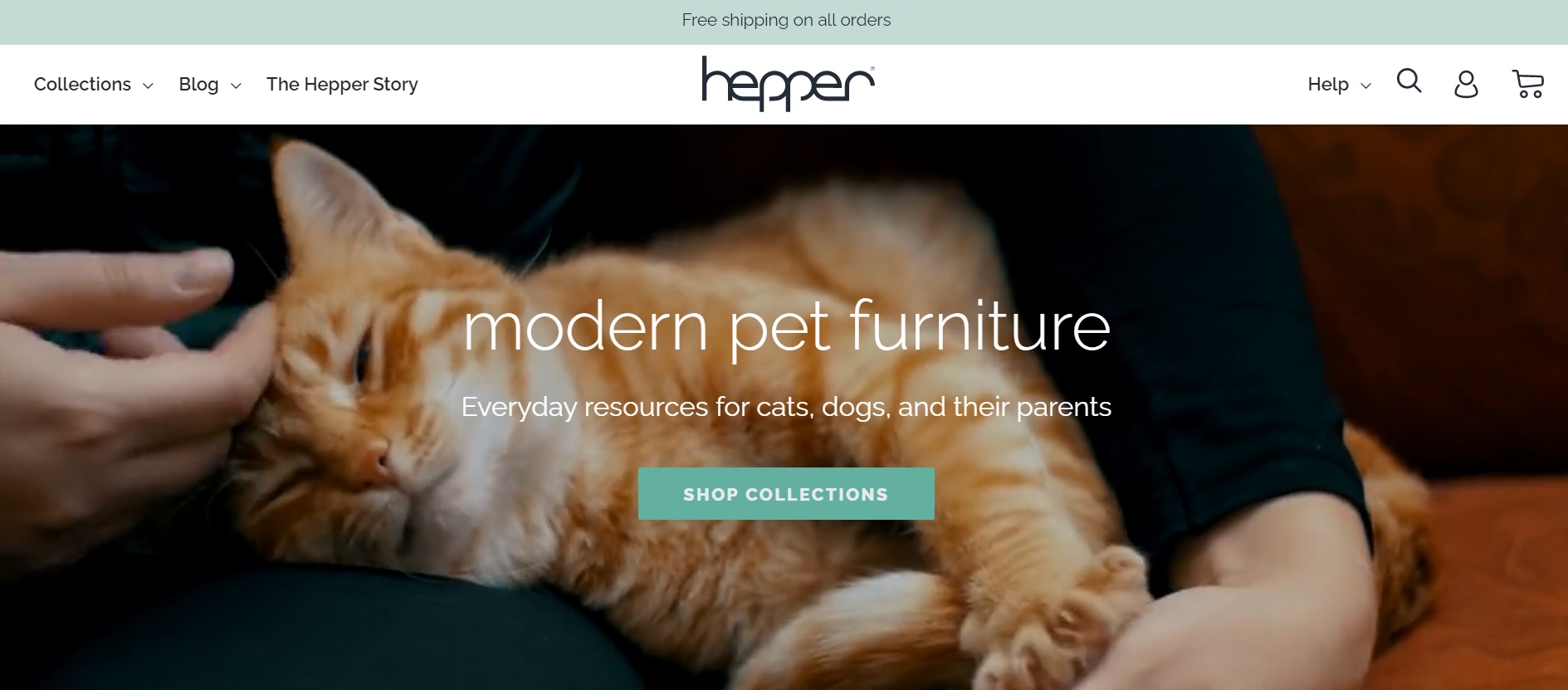 Hepper website screenshot