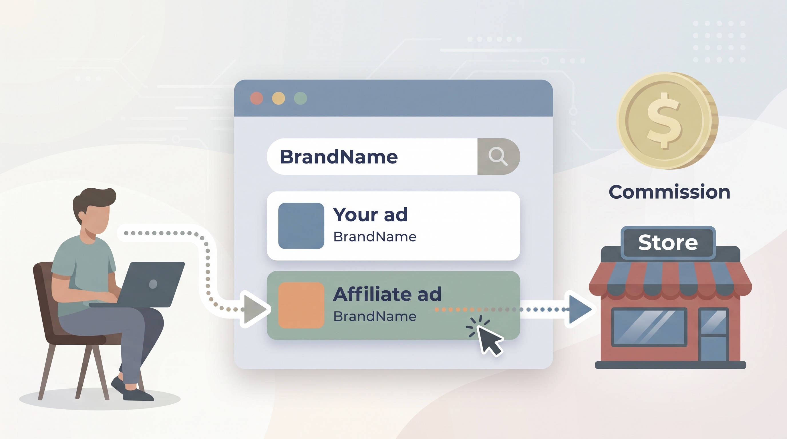 Puja por marca en marketing de afiliados