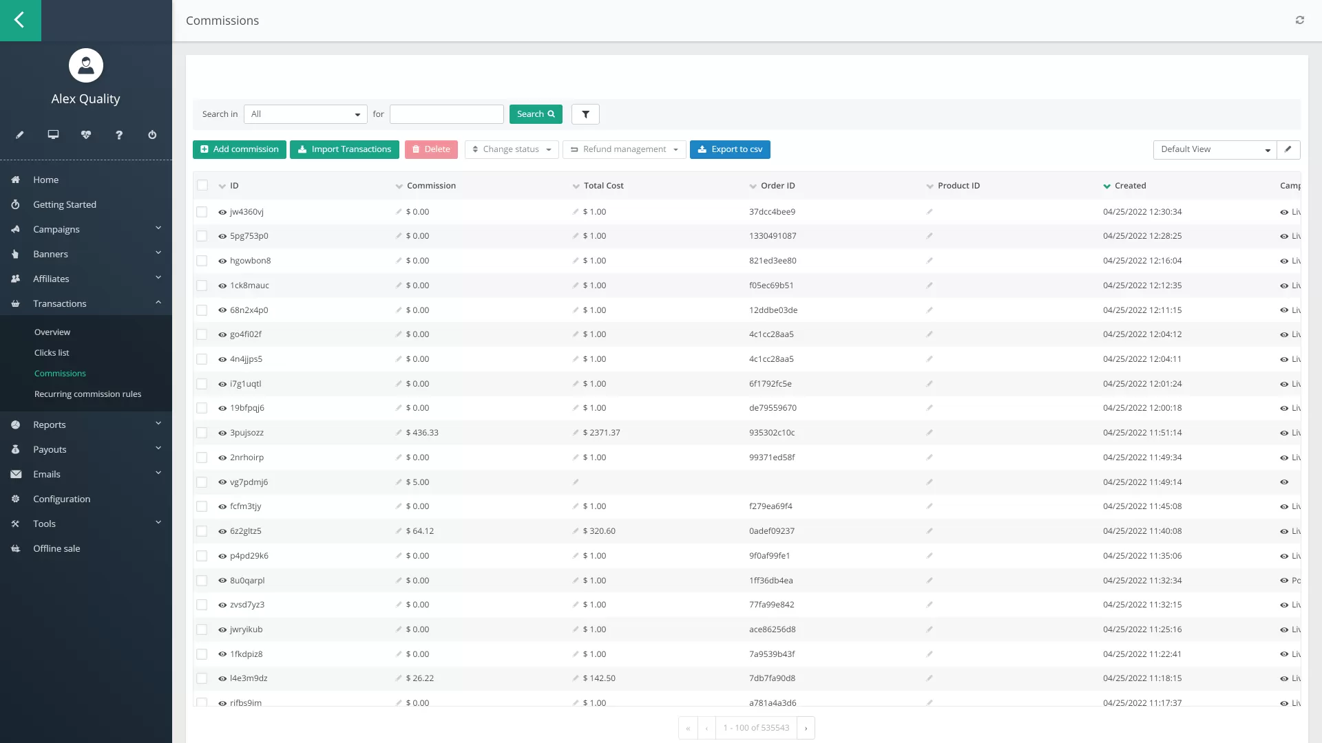 Post Affiliate Pro (versión 5.11.19.7)