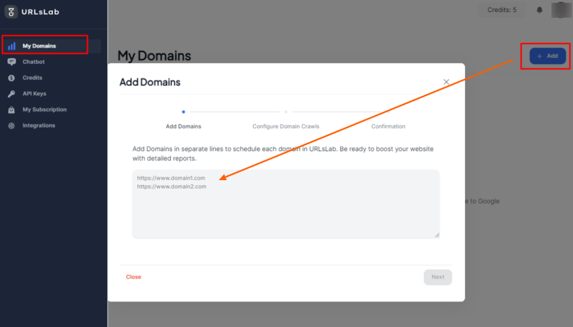 URLsLab - Define tu sitio web