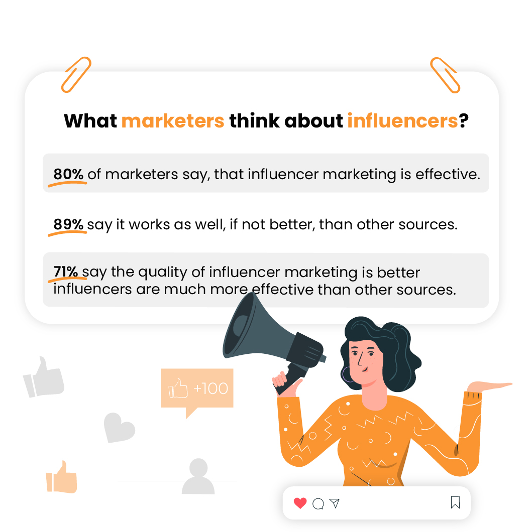 Qué piensan los marketers sobre los influencers
