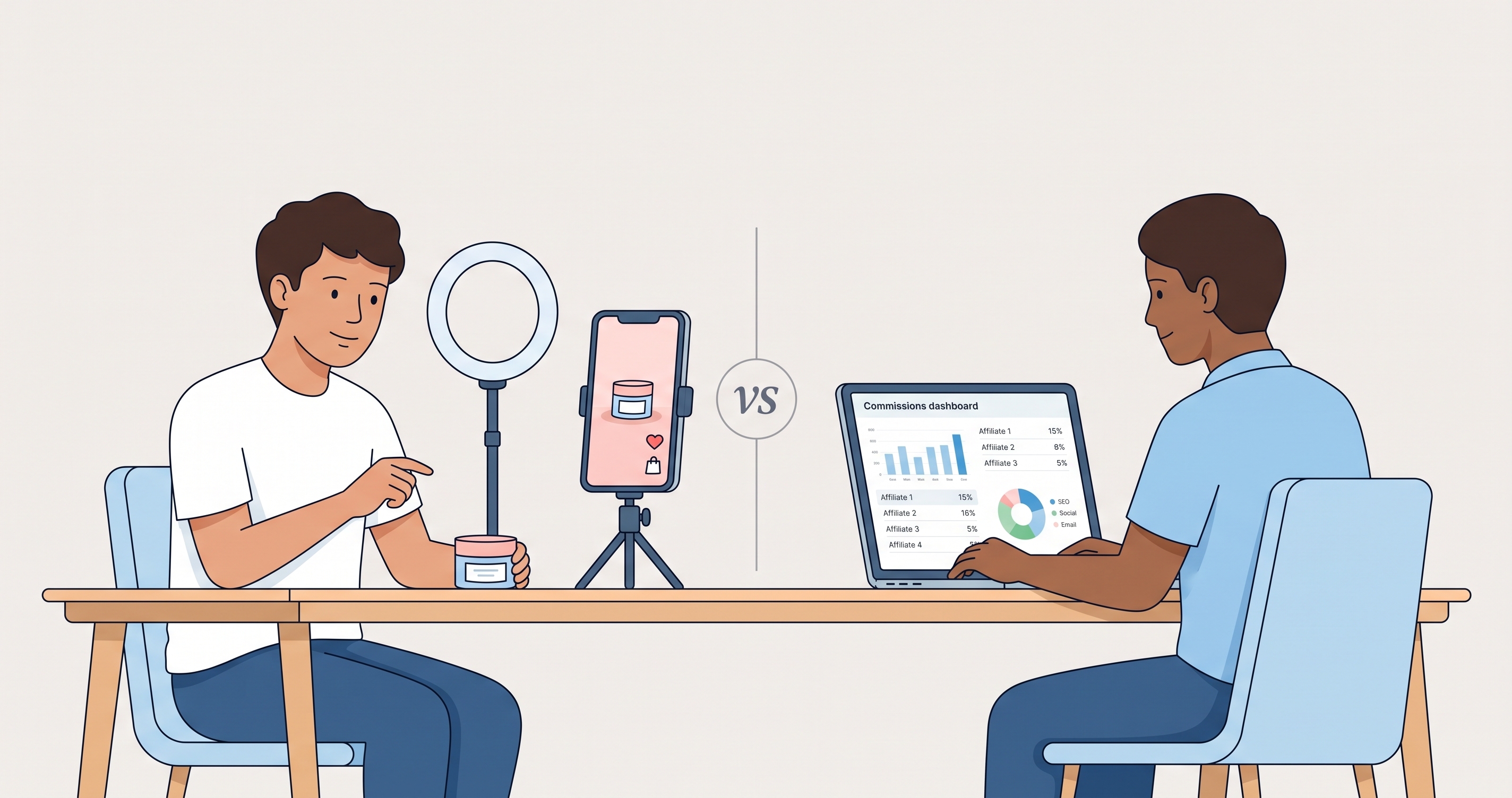 Programa de afiliados de TikTok Shop vs. software de afiliados: ¿cuál se adapta a tu tienda?