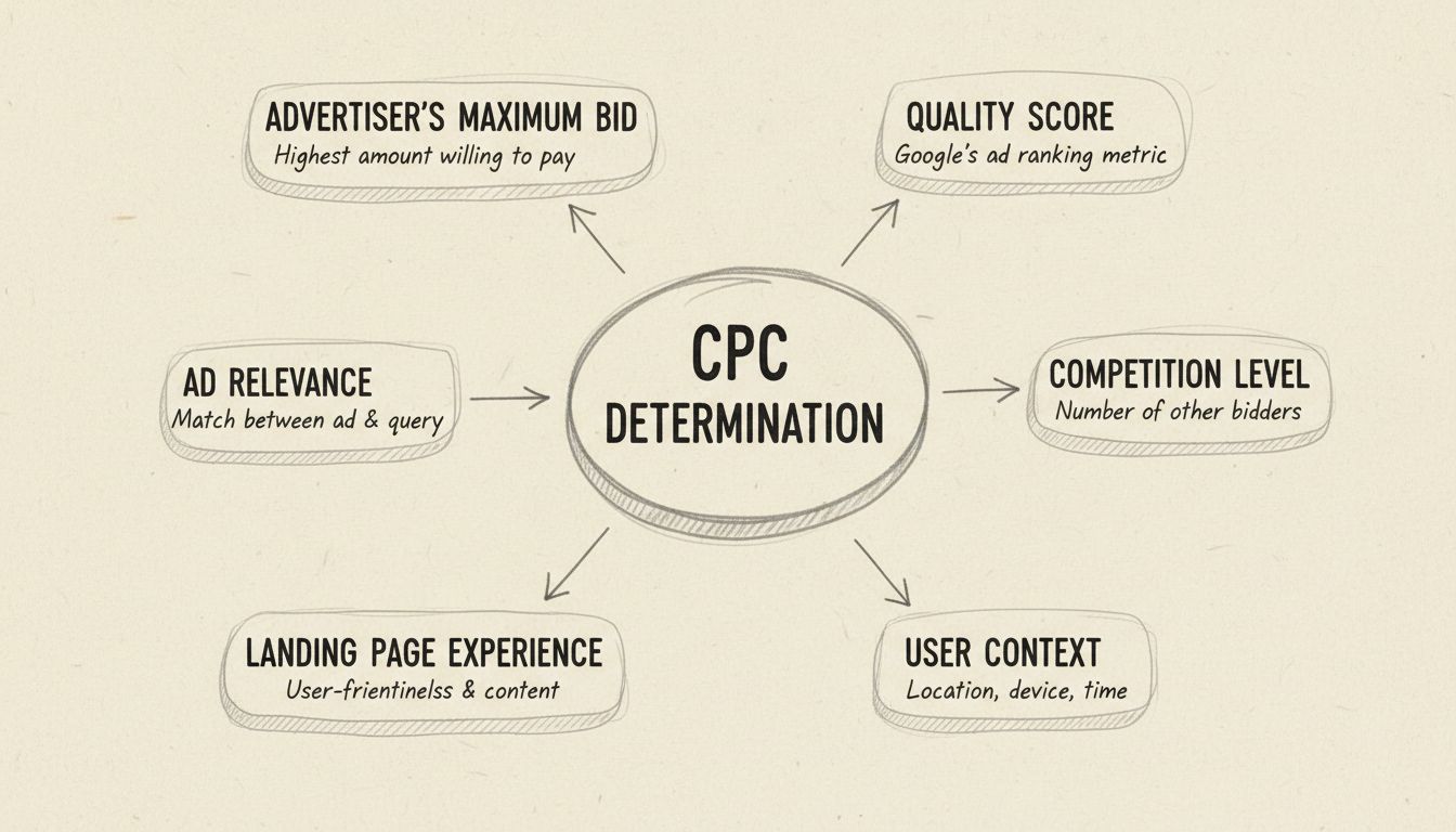 Diagrama de factores de determinación de CPC