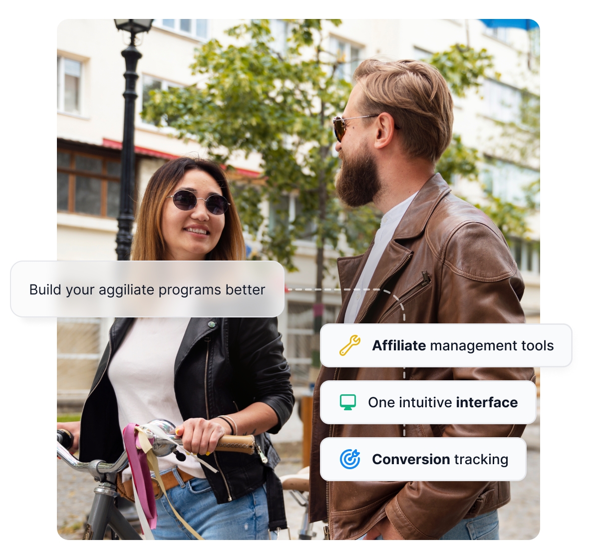 Una captura de pantalla del panel de Post Affiliate Pro con visión general y métricas.