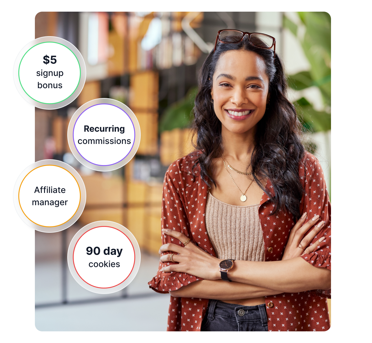 Obtén un bono de registro de $5, comisiones recurrentes, gestor de afiliados dedicado y cookies de 90 días con el programa de afiliados de Post Affiliate Pro.