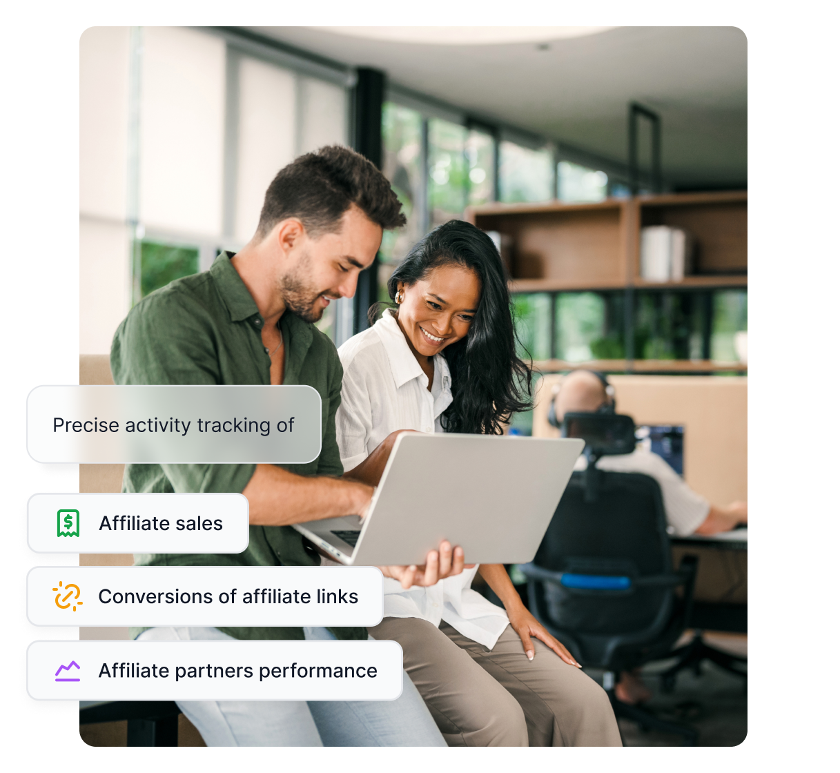 Resumen de las funciones clave de Post Affiliate Pro, como seguimiento, informes y comisiones integrales.