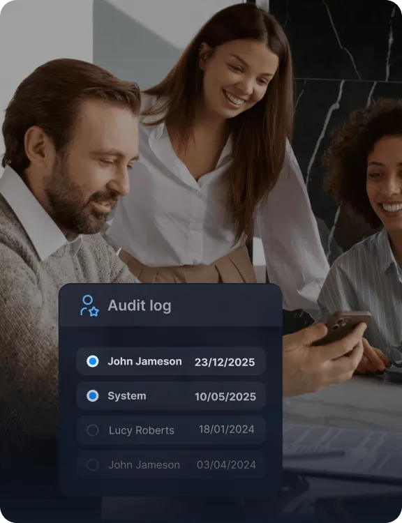 Ilustración del registro de auditoría